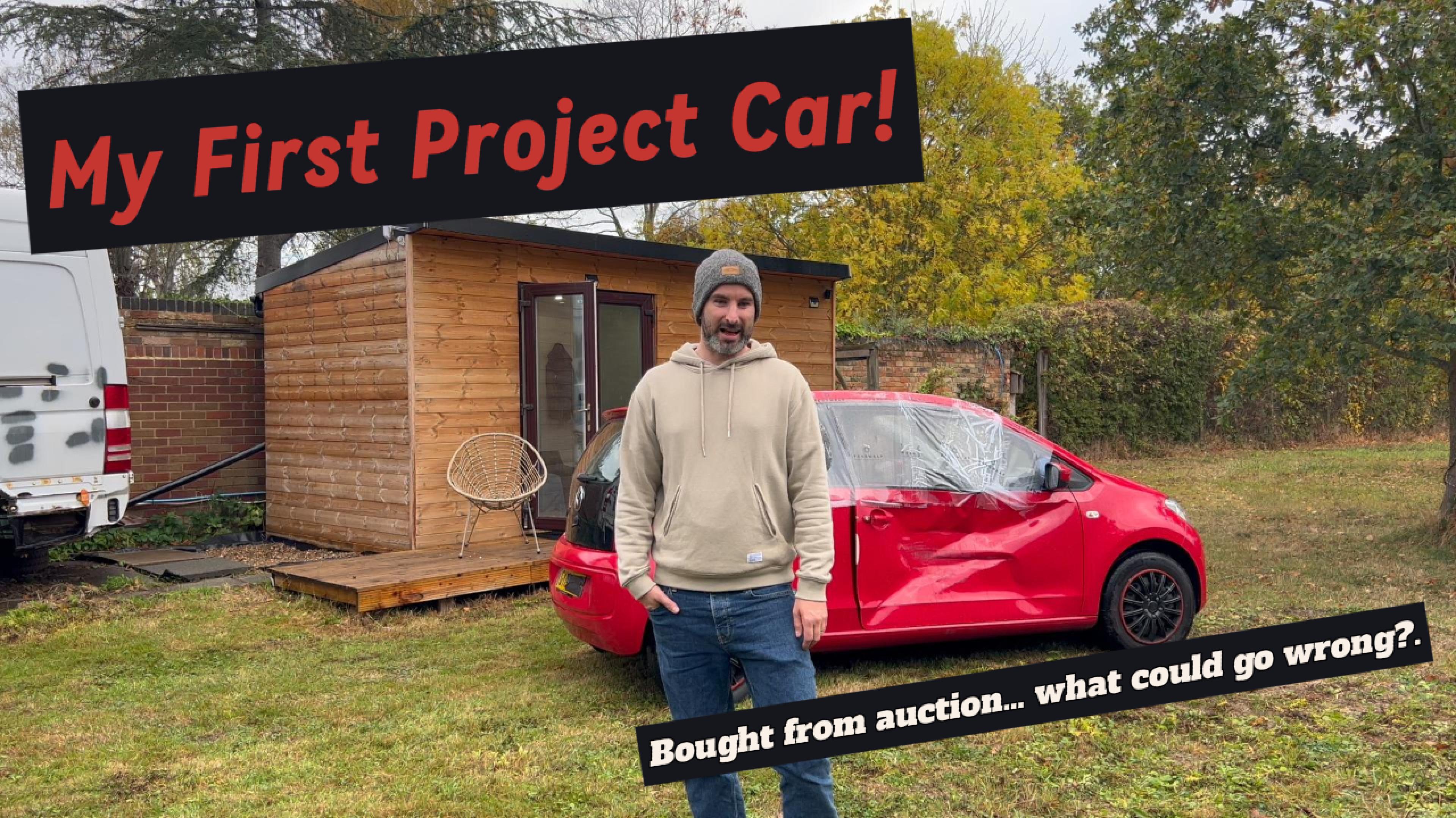 Episode 1 thumbnail: I Bought a Wrecked VW Up!